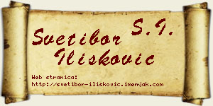 Svetibor Ilišković vizit kartica